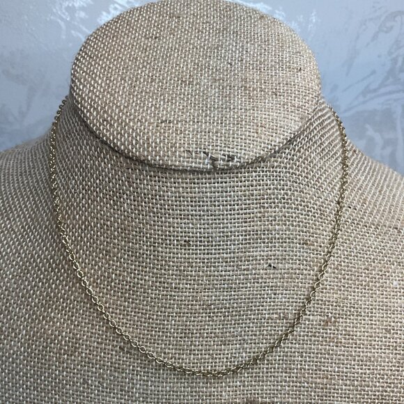 Dainty Gold Tone Clair's Girls Necklace with Extender - Picture 3 of 5